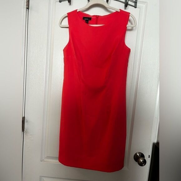 Alyx Coral pink dress women’s size 6 EUC shift - Picture 1 of 10
